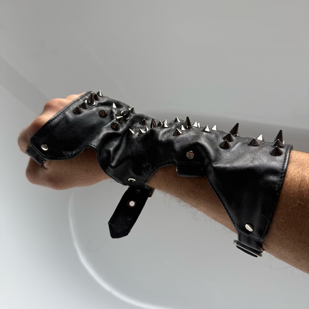 Black Leather Wrist Restraints